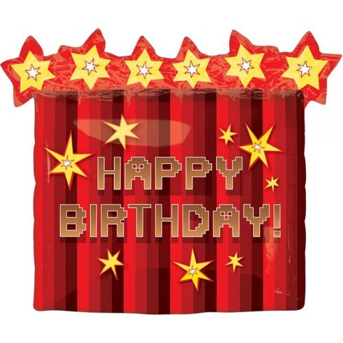 SuperShape TNT! Party Dynamite Happy Birthday Foil Balloon