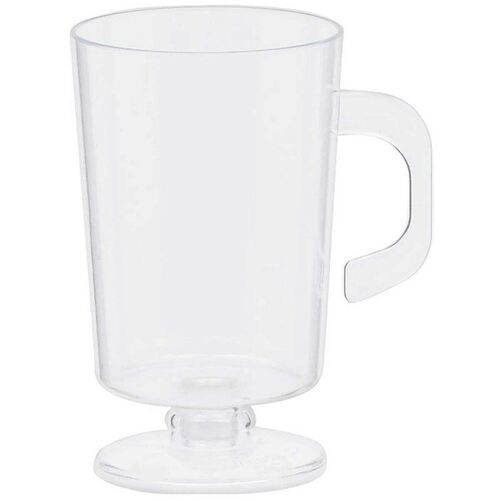 Mini Catering Coffee Cups Clear Plastic 2.2oz/ 65ml 10 pack