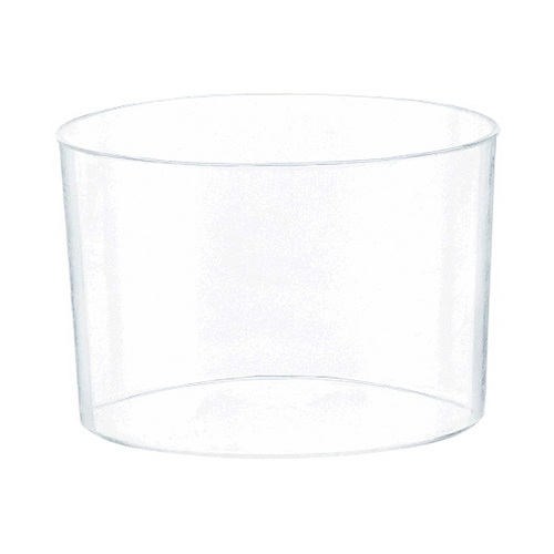 Mini Catering Round Bowls Clear Plastic 2.5oz/ 74ml 40 Pack