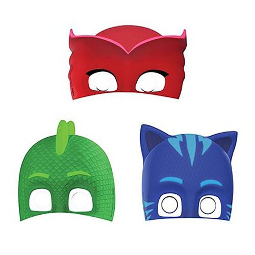 Pj Masks Cardboard Masks 8 Pack