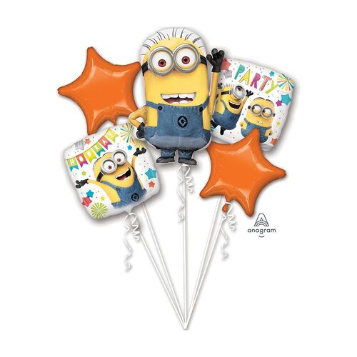 Bouquet Despicable Me Party Foil Balloon 