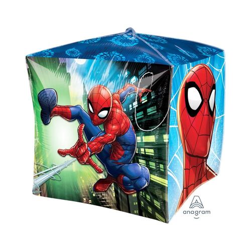 UltraShape Cubez Spider-Man Foil Balloon