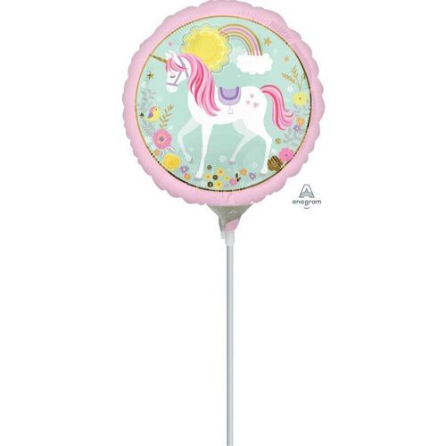 23cm Magical Unicorn Foil Balloon