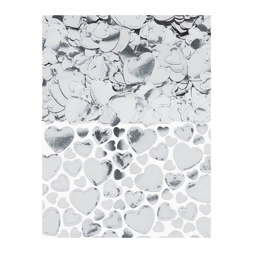 Hearts Confetti 70g -Silver