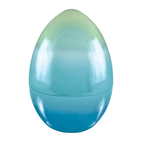 Easter Egg Jumbo Metallic Blue Plastic Fillable Favor