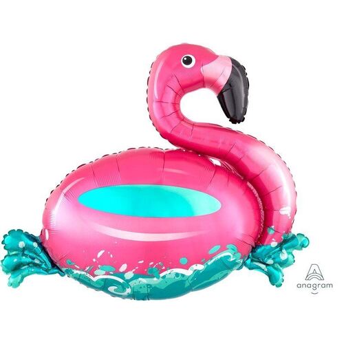 SuperShape XL Floating Flamingo Foil Balloon
