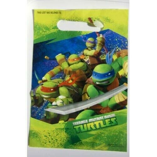 Teenage Mutant Ninja Turtles Loot Bags Pack Of 8 