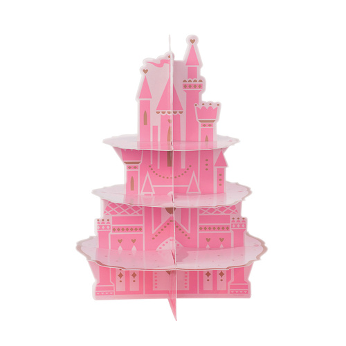 Disney Princess Once Upon A Time Castle 3 Tier Treat Stand