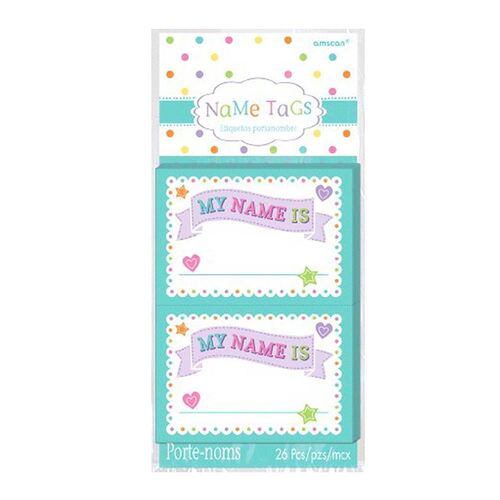 Baby Shower Name Tags My Name Is 26 Pack
