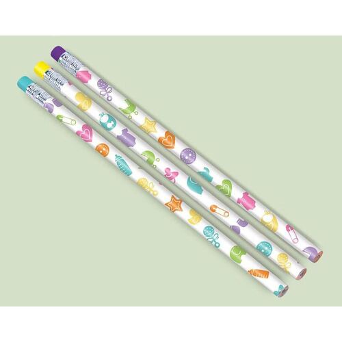 Baby Shower Pencil Favors 12 Pack