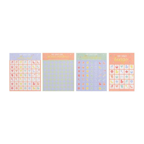 Baby Shower Bingo Games 25 Pack