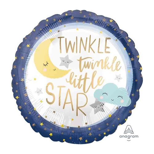 45cm Standard Satin XL Twinkle Twinkle Little Star