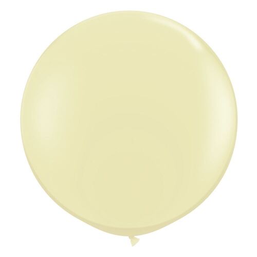 90cm Round Pearl Ivory Latex 2 Pack