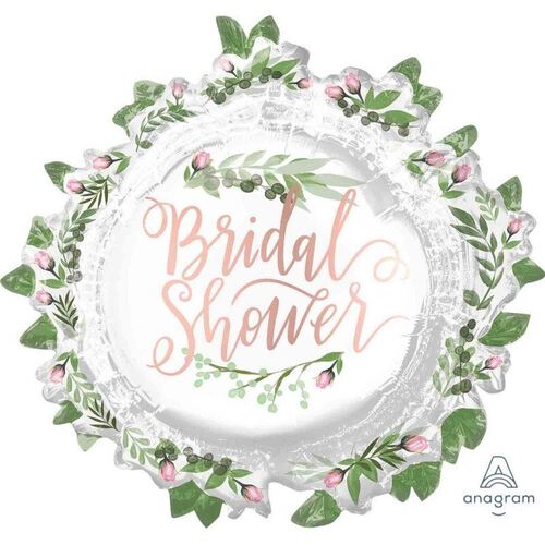 SuperShape Love & Leaves Bridal Shower Foil Balloon