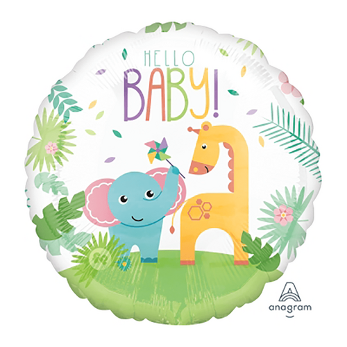 Jumbo HX Fisher Price Hello Baby Foil Balloon