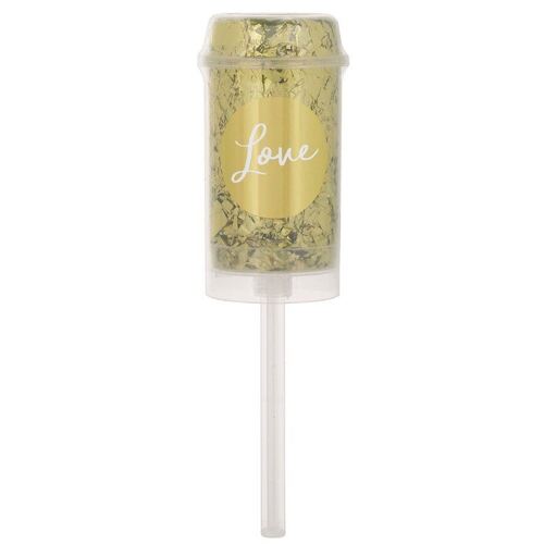 Wedding Push Up Confetti Poppers Gold 2 Pack