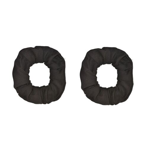 Hair Scrunchies Black 2 Pack