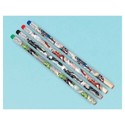 Marvel Avengers Powers Unite Pencils 8 Pack