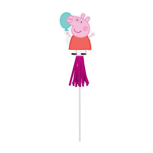 Peppa Pig Confetti Party Wands Glittered 8 Pack