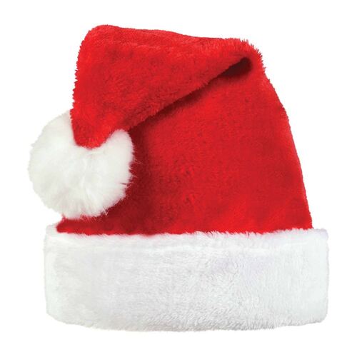 Santa Plush Hat Adult Size