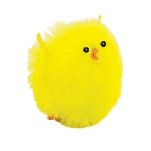 Easter Chenille Chicks Large 5cm 4 Pack