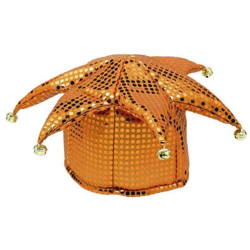 Jester Hat Sequin - Orange
