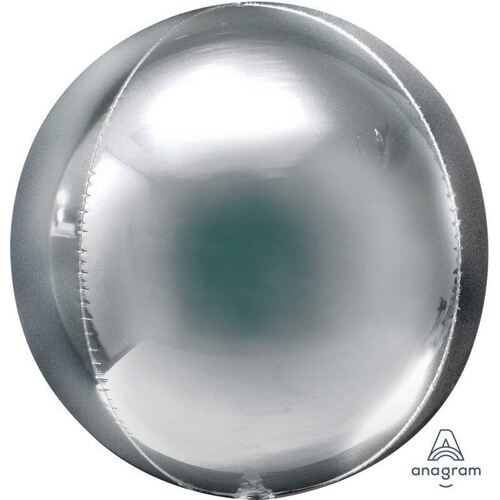 Orbz Jumbo XL Silver Foil Balloon