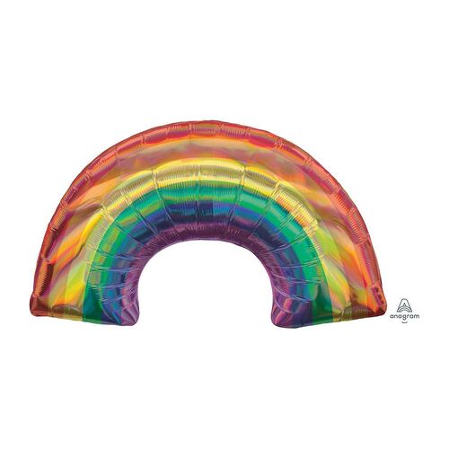 SuperShape Holographic Iridescent Rainbow Foil Balloon