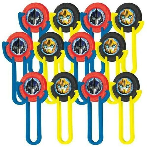 Transformers Disc Shooters Favors Plastic 12 Pack