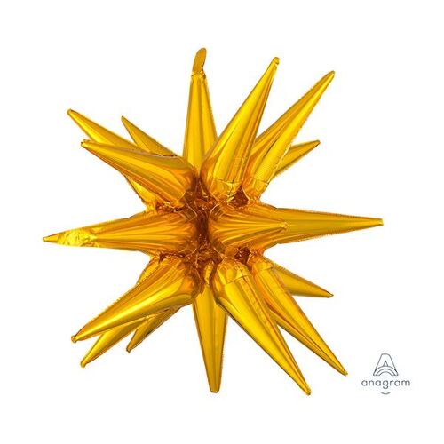 SuperShape Multi-Balloon Large Magic Gold Star  Foil Balloon
