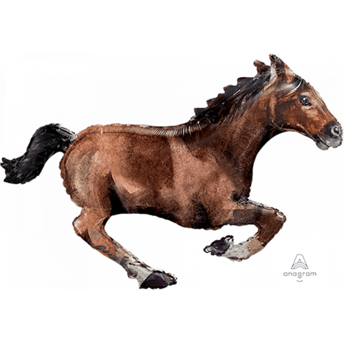 SuperShape Galloping Horse Foil Balloon