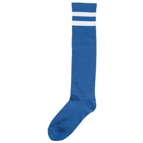 Striped Knee Socks - Blue
