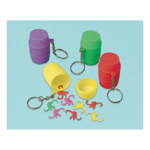 Value Pack Favors Monkey Game Keychains 12 Pack