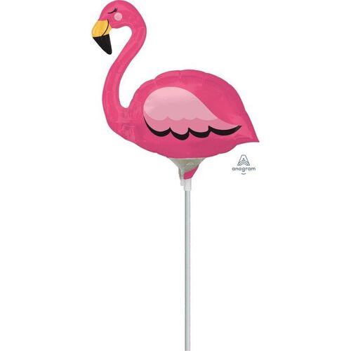 Mini Shape Flamingo Foil Balloon