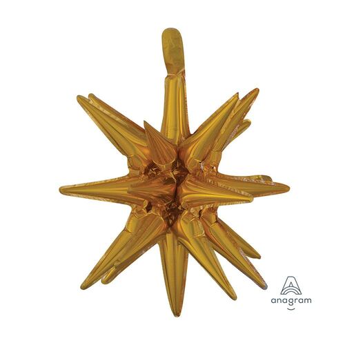 SuperShape Multi-Balloon Small Magic Star Gold  Foil Balloon