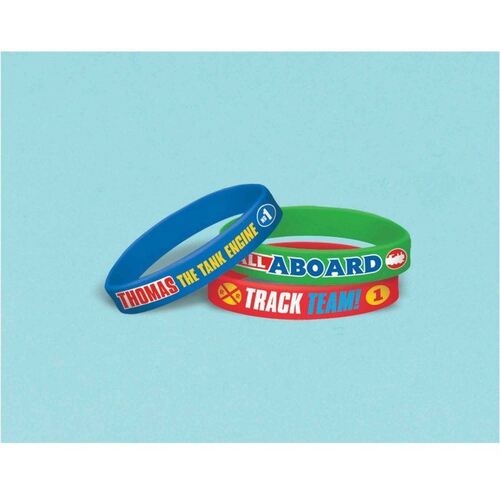 Thomas All Aboard Rubber Bracelet Favors 6 Pack