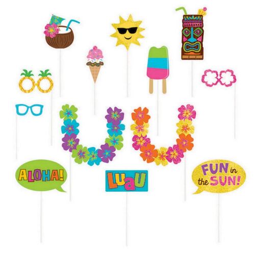 Summer Luau Photo Prop Kit