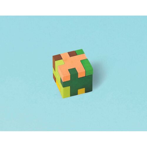 TNT Party! Puzzle Cube Mini Erasers Favor 12 Pack