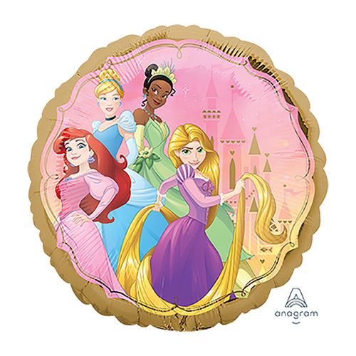 45cm Standard HX Disney Princesses Once Upon A Time Foil Balloon