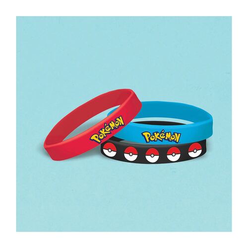 Pokemon Core Rubber Bracelets 6 Pack