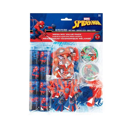 Spider-Man Webbed Wonder Mega Mix Value Pack Favors 48 Pack