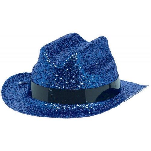 Mini Glitter Cowboy Hat - Blue