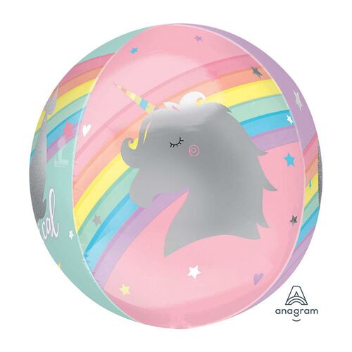 Orbz XL Magical Rainbow Unicorn Foil Balloon