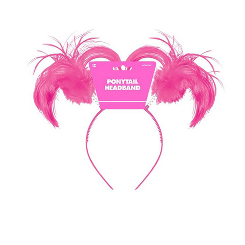 Headbopper Ponytail Pink
