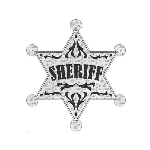 Western Large Sheriff Badge