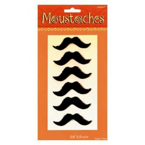 Fiesta Moustaches 6 Pack