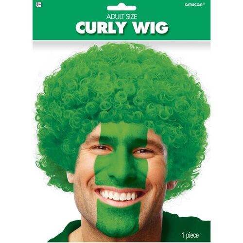 Curly Wig - Green