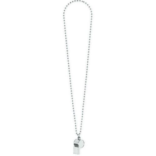 Whistle On Chain Necklace  - Silver
