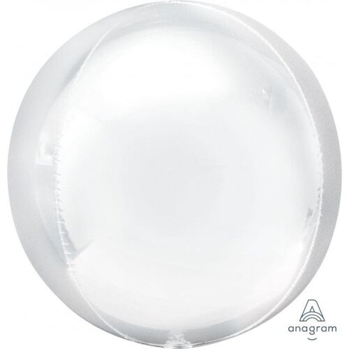 Orbz XL White Foil Balloon