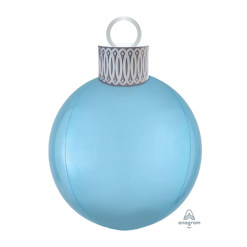 Pastel Blue Orbz & Ornament Kit Foil Balloon